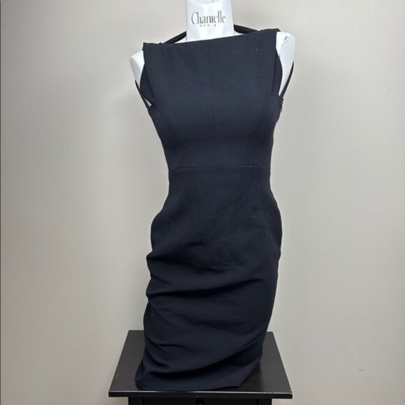 antonio berardi Dresses & Skirts - ANTONIO BERARDI Black Sleeveless Dress made in Italy 44 us 8